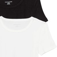 Amazon Essentials Women's Slim-Fit Short-Sleeve Crewneck T-Shirt, Pack of 2 - Image 6