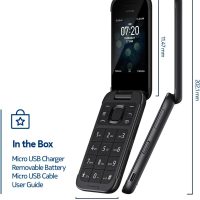 Nokia 2780 Flip | Unlocked | Universally Compatible with All Mobile Carriers | Black - Image 7