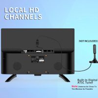 Feihe 19 Inch HD LED Flat Screen TV 1080p IPS Display w/Digital Dual Tuners ATSC/HDMI/VGA/AV/USB, 12 Volt RV TV Built in Dual Speakers Suitable for Kitchen/RV/Caravan and Boat - Image 3