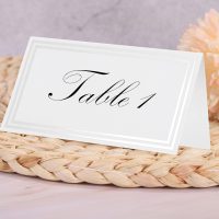 16Pcs Reserved Table Signs, Place Cards with Double Silver Border for Table at Restaurant,Wedding Reception,Business Meeting,Christmas Party - Image 6