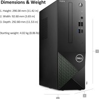 Dell Small Desktop Computer for Home & Business - 3030s SFF Desktop PC, Intel Core i5-14400 (Beat i7-13620H), 16GB DDR5 RAM, 512GB PCIe SSD, WiFi 6, Bluetooth, KB and Mouse, Windows 11 Pro - Image 3