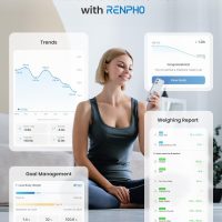 RENPHO Smart Scale for Body Weight, Digital Bathroom Scale BMI Weighing Bluetooth Body Fat Scale, Body Composition Monitor Health Analyzer with Smartphone App, 400 lbs - Elis 1 - Image 4