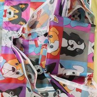 Large Foldable Shopping Bag, Reusable Grocery Bags, Waterproof Portable Tote Bag, Cute Dog Print - Image 6