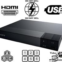 SONY S1700 Multi System All Region CodeFree Blu Ray Disc DVD Player - PAL/NTSC - USB - 110-240V 50/60Hz - 6 feet HDMI Cable Included - Image 2