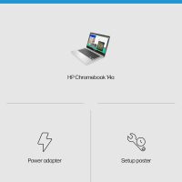 HP Chromebook 14 Laptop, Intel Celeron N4120, 4 GB RAM, 64 GB eMMC, 14" HD Display, Chrome OS, Thin Design, 4K Graphics, Long Battery Life, Ash Gray Keyboard (14a-na0226nr, 2022, Mineral Silver) - Image 8