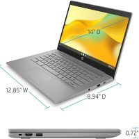 HP 2023 Chromebook Laptop, 14 Inch Display, Intel Celeron N4120 Processor, 4GB RAM, 64GB eMMC, Intel UHD Graphics 600, WiFi, Bluetooth, Chrome OS, Modern Gray - Image 5