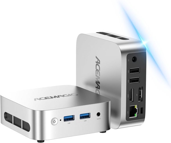 ACEMAGIC Mini Pc 11 Pro, Processor N97 (Beat N100/N95/N150) up to 3.6 GHz Mini Computers, 16GB DDR4 256GB SSD, 4K Dual Display WiFi BT VESA Micro Small Pc for Business and Home, Mini Desktop