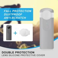 PULUZ Lens Guard PC Protective Lens Cover Case for Ricoh Theta SC2 / S/V Spherical Cameras Accessories Case Sticky Lens Protector - Image 4