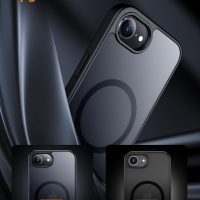 SPIDERCASE Designed for iPhone 16e Case, Magnetic Translucent Matte Case with 2PCS Tempered Glass Screen Protector Anti-Scratch Anti-Fingeprint Slim Phone Case for iPhone 16E 2025 6.1'', Black - Image 6