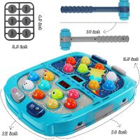Whack Game Mole for Toddlers, Toys for 3-12 Year Old Boys and Girls, Pounding Game for Kids,Gifts for 3 4 5 6+ Year Old Boys, Interactive Educational Toy with Sound and Light,PK Mode with 2 Hammers - Image 6
