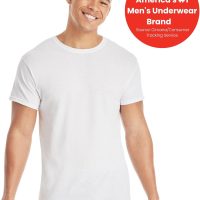 Hanes T-Shirt Pack, Stay-Tucked Cool & Breathable Cotton Tees, Best Undershirts for Men - Image 2