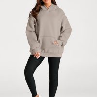 Trendy Queen Womens Oversized Hoodies Fleece Sweatshirts Fall Fashion 2025 Pullover Sweaters Winter Clothes - Image 5
