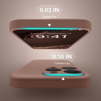 Magnetic for iPhone 13 Pro Max Case, Compatible with MagSafe, [Full Camera Protection][Screen Protector] Silicone Shockproof Protective Phone Case for iPhone 13 Pro Max 6.7", Brown - Image 6