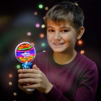 ArtCreativity Spinning Light Up Toy Wand – Magic Ball with LED Lights, Sensory Spinner for Kids, Party Favors & Classroom Prizes, Autism-Friendly Gift - Image 5