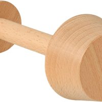 Wooden Tart Tamper Set, Double Side Pie Pastry Dough Tamper, Egg Tart Pan Mold DIY Cake Pastry Baking Tool for Mini Egg Tart, Cheesecakes, Pasta and Dessert Baking (1 Pieces) - Image 3