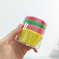 100-Count Disposable Cupcake Liners with Vibrant Colorful Patterns - Baking Cups for Birthday Parties, Weddings, Kitchen Use & Holiday Treats-Colorful - Image 2