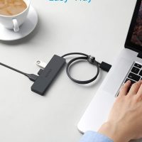Anker 4-Port USB 3.0 Hub, Ultra-Slim Data USB Hub with 2 ft Extended Cable (Charging Not Supported), for MacBook, Mac Pro, Mac Mini, iMac, Surface Pro, XPS, PC, Flash Drive, Mobile HDD - Image 6