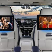 4K Android 12 Portable Car TV Headrest Monitor Back Seat 10.1 Inch Touch Screen Tablet Portable Multi-Media Video Player,Support Phone Wireless Mirror Link,WiFi Bluetooth/RCA/USB&2G+32GB 2PCS - Image 2