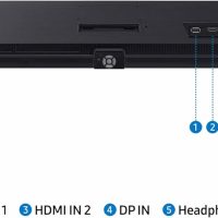 SAMSUNG 34" ViewFinity S50GC Series Ultra-WQHD Monitor, 100Hz, 5ms, HDR10, AMD FreeSync, Eye Care, Borderless Design, PIP, PBP, LS34C502GANXZA, 2023, Black - Image 7