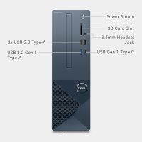 Dell Inspiron 3030s Small Desktop - Intel Core i5-14400 Processor, 16GB DDR5 RAM, 512GB SSD, Intel UHD 730 Graphics, Windows 11 Home, Onsite Migrate Support - Mist Blue - Image 11