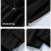 JMIERR Men's Baggy Cargo Pants Trendy Casual Parachute Pant Loose Fit Harem Joggers with Pockets for Streetwear - Image 4