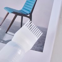Hair Dye Applicator Bottle with Root Comb, White, 8 oz Capacity - Image 3