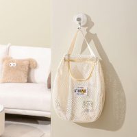 Kitchen Mesh Bag Hollow Vegetable Underwear Socks Sundries Storage Bag Durable Large Capacity Hanging Net(Beige) - Image 9