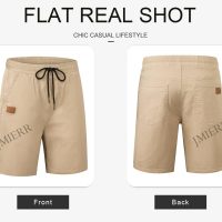 JMIERR Mens Casual Shorts - Cotton Drawstring Summer Beach Stretch Twill Chino Golf Shorts - Image 8