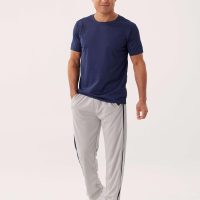 Real Essentials 3 Pack: Men's Mesh Athletic Gym Workout Lounge Open Bottom Sweatpants with Pockets (Available in Big & Tall) - Image 6