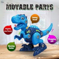 Dinosaur Toys for 3, 4, 5, 6, 7 Year Old Boys, Take Apart Toys with Electric Drill for Kids, STEM Educational Construction Building Toy, Ideal Birthday Christmas Easter Gifts, Incl Tyrannosaurus Rex - Image 4