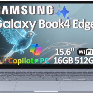Samsung Galaxy Book4 AI Business Laptop (15.6" FHD Anti-Glare, Snapdragon X (> i7-1255U), 16GB DDR5, 512GB Storage) Copilot+ PC, Fingerprint, Wi-Fi 7, 28-hr Long Battery, Win 11 Pro, NP750XQB