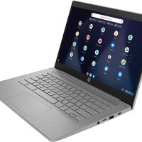 HP 2023 Chromebook Laptop, 14 Inch Display, Intel Celeron N4120 Processor, 4GB RAM, 64GB eMMC, Intel UHD Graphics 600, WiFi, Bluetooth, Chrome OS, Modern Gray - Image 3