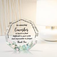 Acrylic Decor Sign Plaque Gifts For men women, Table decorations for Mom Dad Grandma Friends (Nonagon0322) - Image 3