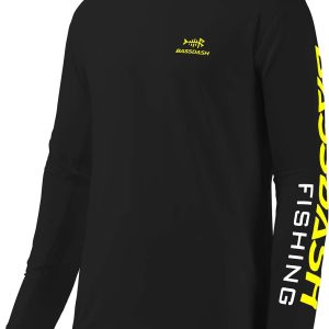 BASSDASH Fishing T Shirts for Men UV Sun Protection UPF 50+ Long Sleeve Tee T-Shirt