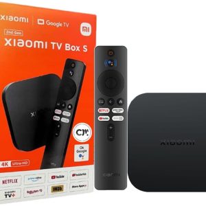 Xiaomi TV Box S 2nd Gen - 4K Ultra HD Streaming Media Player, Google TV Box with 2GB RAM 8GB ROM, 2.4G/5G Dual WiFi, Bluetooth 5.2 & Dolby Audio and DTS-HD, Dolby Vision, HDR10+