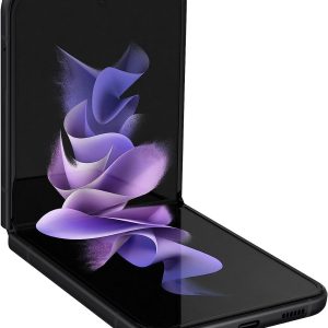 SAMSUNG Galaxy Z Flip 3 5G, US Version, 128GB, Phantom Black - Unlocked (Renewed)
