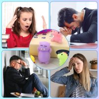 KINGYAO Squishies Squishy Toy 24pcs Party Favors for Kids Mochi Squishy Toy moji Kids Mini Kawaii squishies Mochi Stress Reliever Anxiety Toys Easter Basket Stuffers fillers with Storage Box - Image 4