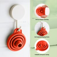 4 Pack Collapsible Silicone Funnels Kitchen Use Foldable Food Grade Liquid Transfer Tools Oil Water Spice Jar Bottle Filling - Image 4