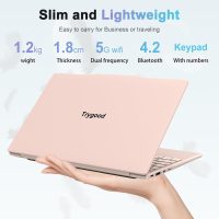 14'' Student Laptop Computer,1080P FHD Display,8GB RAM,512GB SSD,N5095 CPU College Student Pink Laptop,Numeric Keypad,256GB TF Card,Webcam, 5GWiFi, HDMI,Pink - Image 4