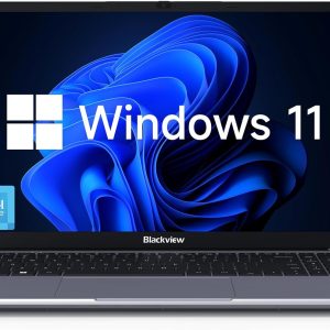 Blackview Laptop 2025, Laptops Computer for Business Student, Quad-Core N150 (Up to 3.6GHz, Beat N5095/N95/N97/N100), 16GB DDR4 256GB SSD, 15.6” FHD IPS TÜV Screen, 100W Type-C Fast Charge, 4K HDMI