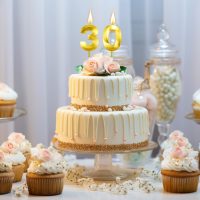 30th Birthday Candles, Number 30 Candles, Gold Birthday Candle, Happy Birthdays Candle for Cake, 30th Cake Topper Decorations for 30 3 Year Old Birthdays Wedding Anniversary Supplies - Image 3