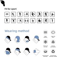 Summer UV Protection Cooling Neck Gaiter Face Neck Gaiter Mask Scarf Sunscreen Breathable Bandana(Skull Pattern) - Image 7