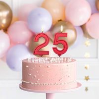 Red 9 Number Birthday Candles for Cake, 2.76 Inch Cake Topper Number 9 Candles for Wedding Anniversary Cake Decorations, Happy Birthday Party Decorations - Image 6
