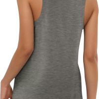 KKJ 3 Pack Womens Tank Tops Workout Tees Summer Vacation Outfits V Neck Loose Sleeveless Blouse Casual Shirts Fashion Clothes - Image 3