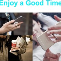 Bonoma Cell Phone Ring Holder Stand, 360 Rotation 3-Pack Universal Smartphone Ring Grip Stand Compatible with Smartphones and Tablets Marble - Image 5