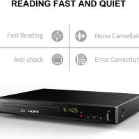 HD Blu-Ray Disc Player for TV with HDMI and AV Cables, 1080P, Built-in PAL NTSC, Coaxial Output, USB Input - Image 5