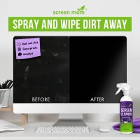 Screen Mom Screen Cleaner Spray and Microfiber Cloth 16oz Screen Cleaner Spray and Wipe for TV, Laptop, Computer, Phone, iPad, Car Screen Cleaning Kit Electronic Cleaner Spray - Image 4