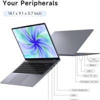 15.6" Gaming-Laptop-Computer, 12th Inter 12-Core i5-1240P (Beat i5-12450H, Up to 4.4GHz) 16GB DDR4 512GB SSD, Windows 11 Laptop, FHD IPS Display,Fingerprint,Backlit,WiFi 6,BT5.2, 65W Type-C - Image 9