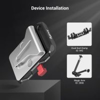 SmallRig Mini V Mount Battery Plate, V-Lock Mount Battery Plate with Belt Clip for Camera Power Supply - 2990 - Image 4