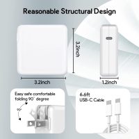 Mac Book Pro Charger - 96W USB C Charger Fast Charger for USB C Port MacBook pro & MacBook Air, ipad Pro, Samsung Galaxy and All Type C Device, 6.6 ft USBC Cable Included - Image 7
